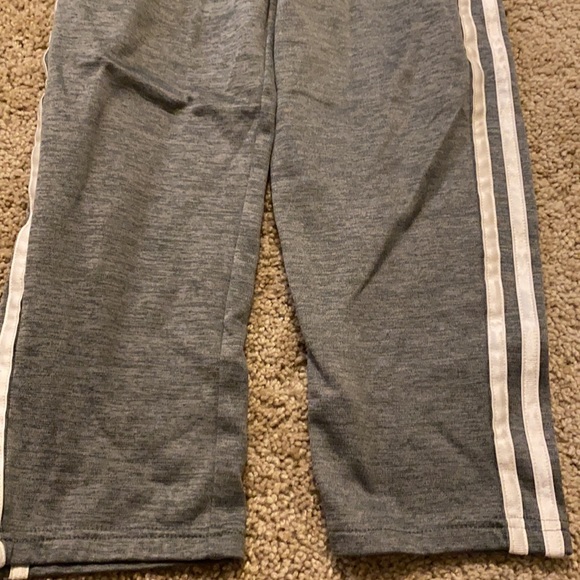 Gray adidas sweatpants, kids size 8 - Picture 2 of 3
